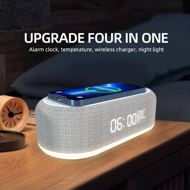 Wireless Phone Charger & Alarm Clock