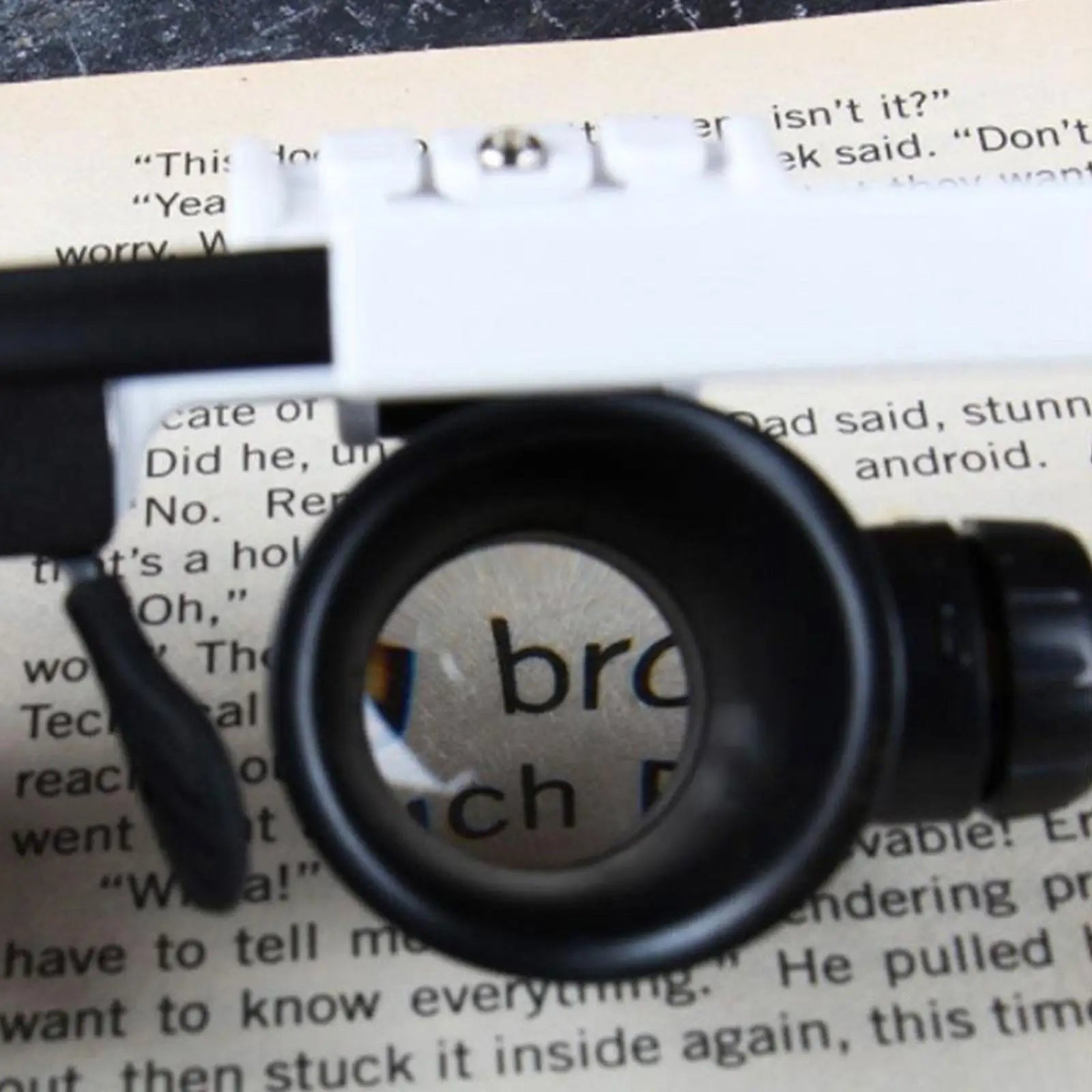 Watch &amp; Jeweler Repair Magnifier Head-Mounted Eye Glasses