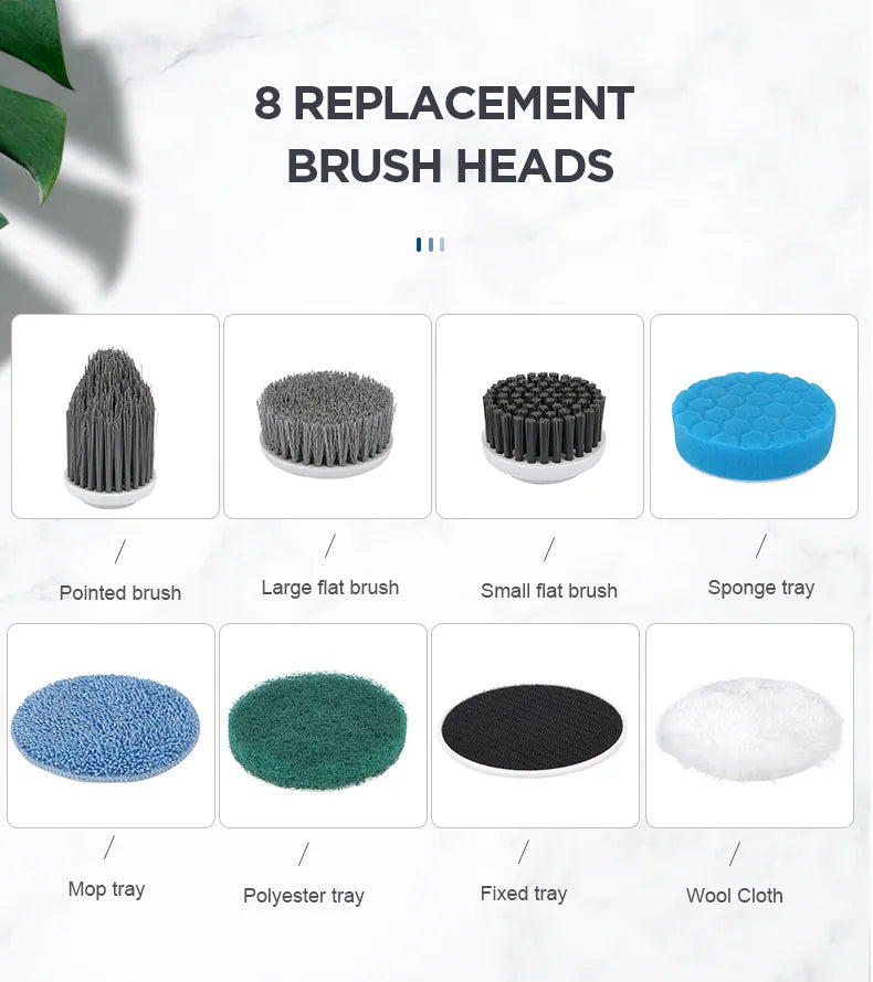 New 8-in-1 Electric Cleaning Brush