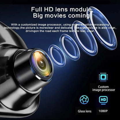 Large Rear View Mirror Automotive Video Recorder