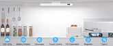 Smart Rechargeable Night Light White Smart Rechargeable Night Light glowing at night