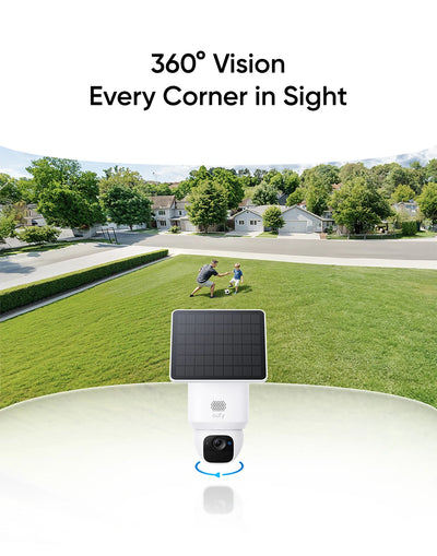 Outdoor Solar Powered 360° Surveillance Security Camera