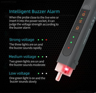 Mini Electric Test Pen - Cordless Electricity Detector