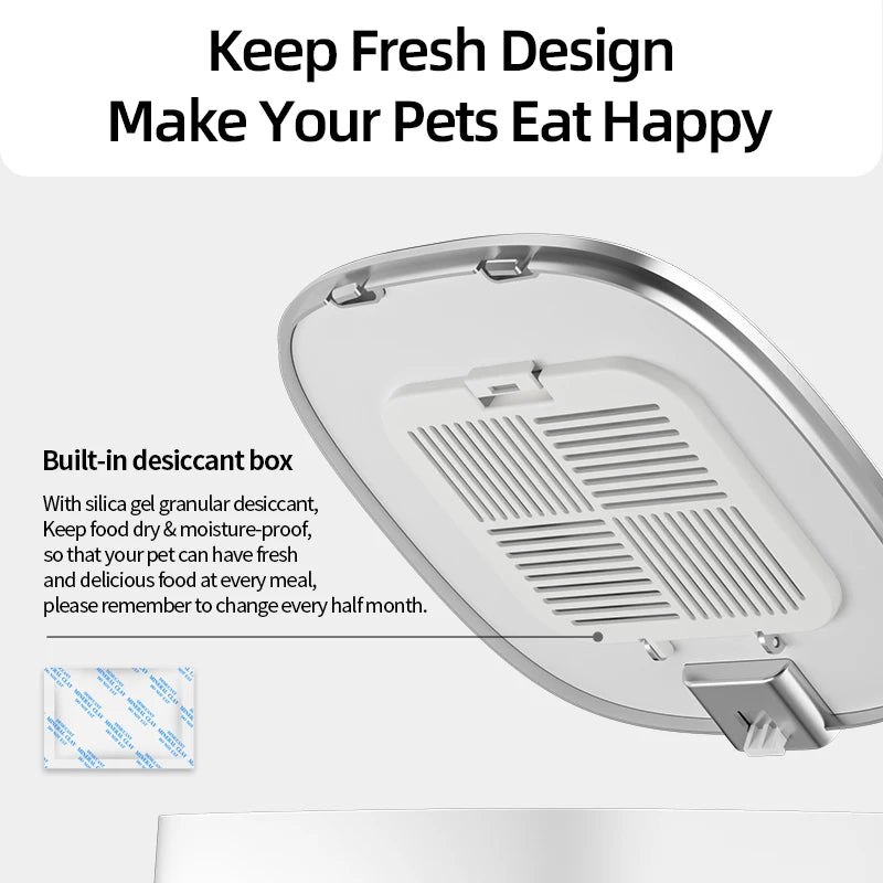 Pet-safe Wi-Fi Smart Feed Automatic Dog and Cat Feeder