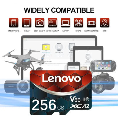 Lenovo Memory Card - 32GB - 2TB High Speed Micro TF SD Card