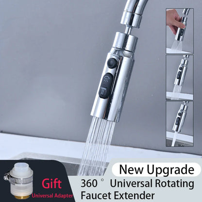New Faucet Extender - 360° Universal Rotation Extension