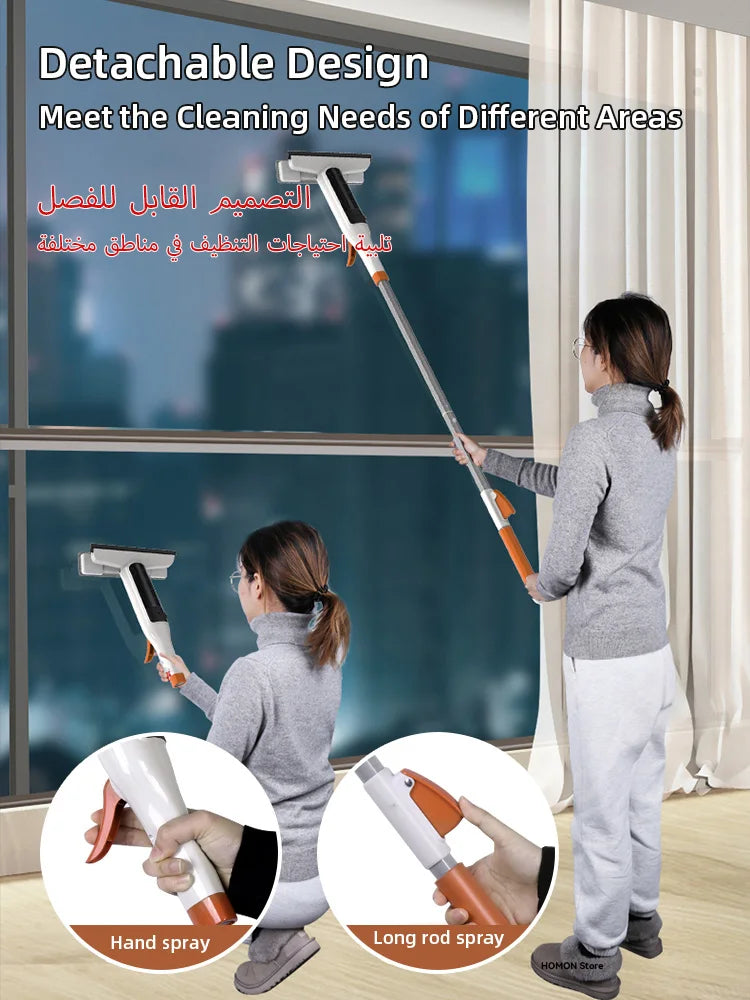 Multifunctional Window Spray Mop &amp; Glass Wiper