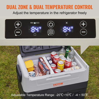 Car Refrigerator - Mini Fridge-Freezer for Camping Travelling