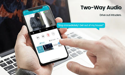 Outdoor 360° WIFI Security Camera With Auto Track