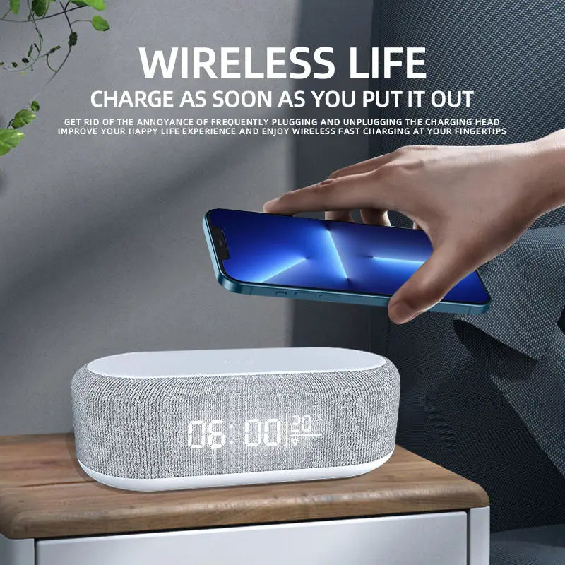 Wireless Phone Charger &amp; Alarm Clock