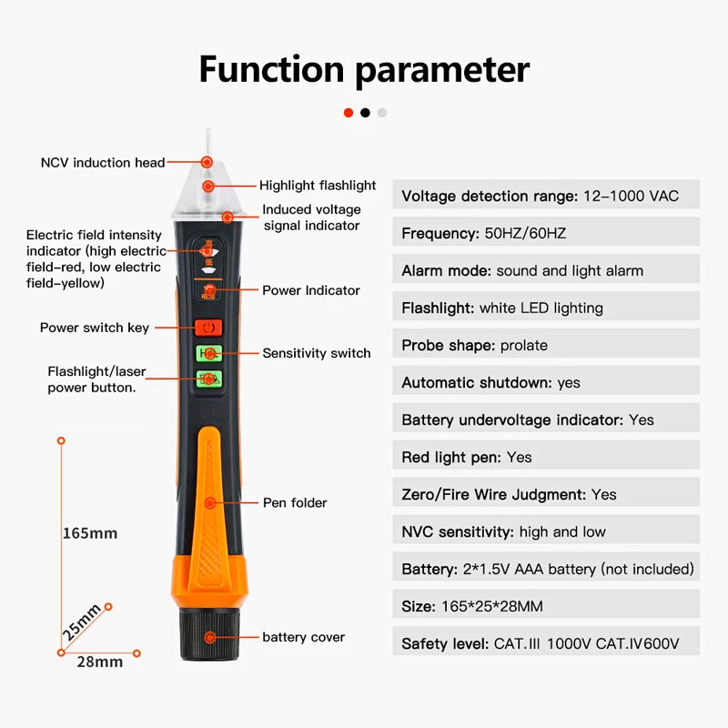 Smart Non-Contact Electric Voltage Detector