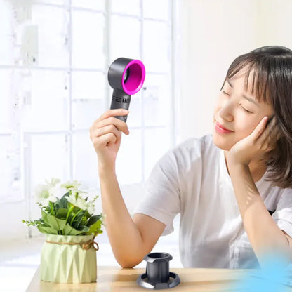 Portable Handheld Bladeless Rechargeable Fan