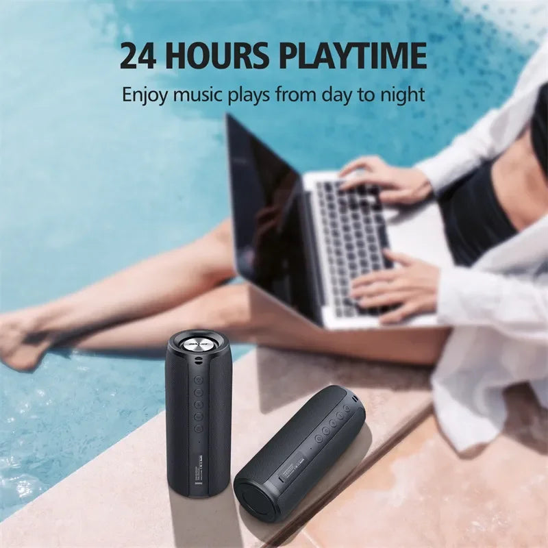 Wireless Bass Bluetooth Speaker - Waterproof Subwoofer Sound Box