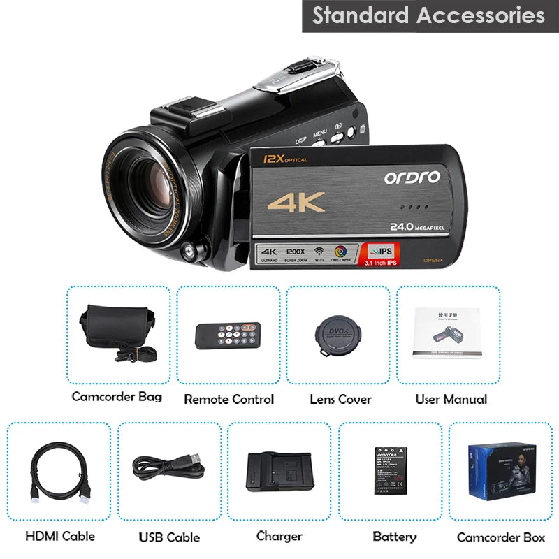 4k Live Streaming Camera / Camcorder - Vlog Camera