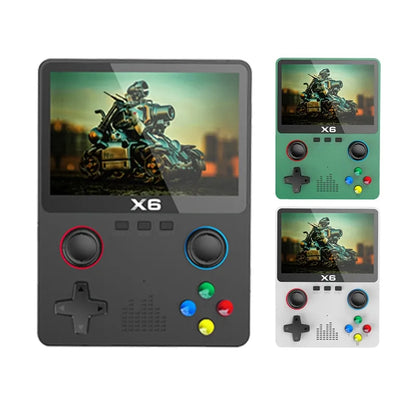 New X6 3.5Inch IPS Screen Handheld Video Game Console