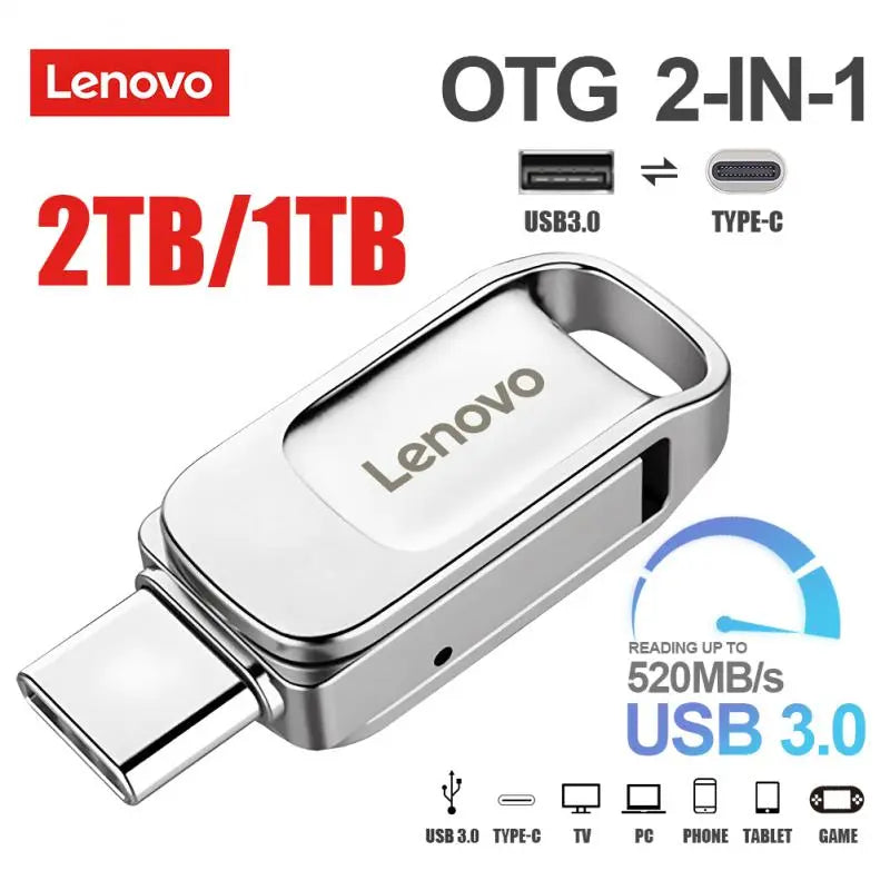 Lenovo 2 In 1 TYPE-C USB Flash Drive