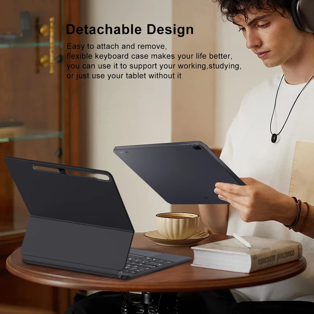 Samsung Galaxy Tab S7 S8 S9 Plus Keyboard Magnetic Case