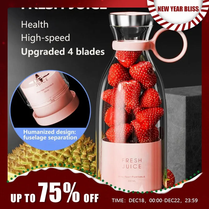 Portable Rechargeable Smoothies Blender