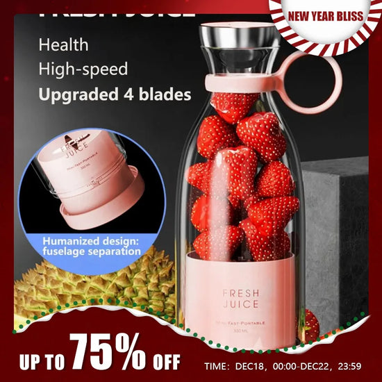 Portable Rechargeable Smoothies Blender