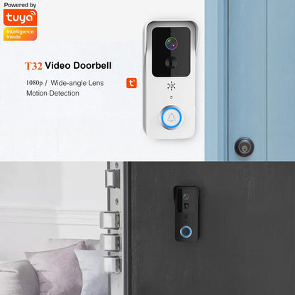 Smart Home Wireless Door Bell, with Camera