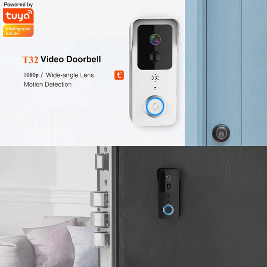 Smart Home Wireless Door Bell, with Camera