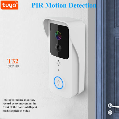 Smart Home Wireless Door Bell, with Camera