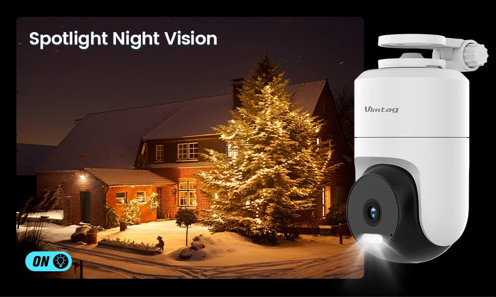 Outdoor 360° WIFI Security Camera With Auto Track