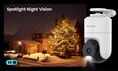 Outdoor 360° WIFI Security Camera With Auto Track
