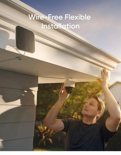 Wireless Outdoor 360° Surveillance Solar Security Camera