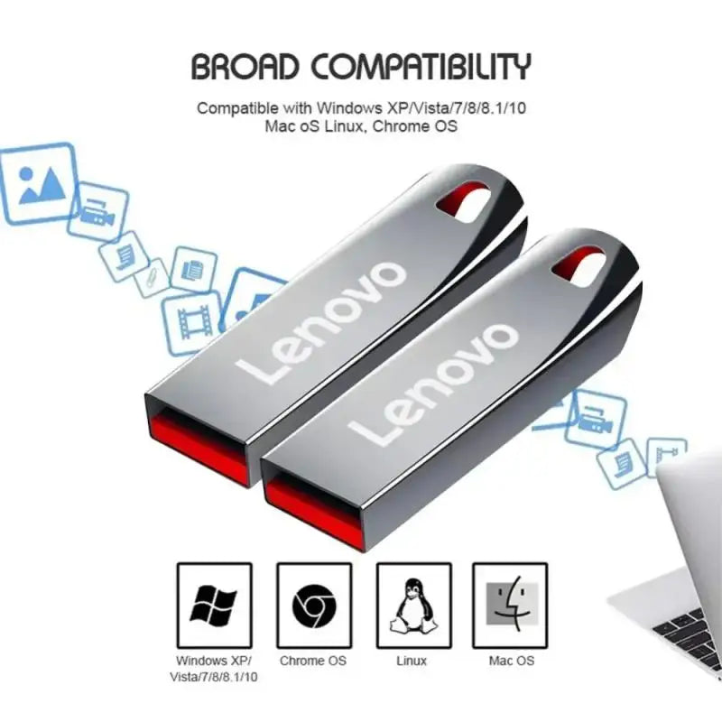 Lenovo Flash Drives 2TB USB 3.0 Mini High Speed