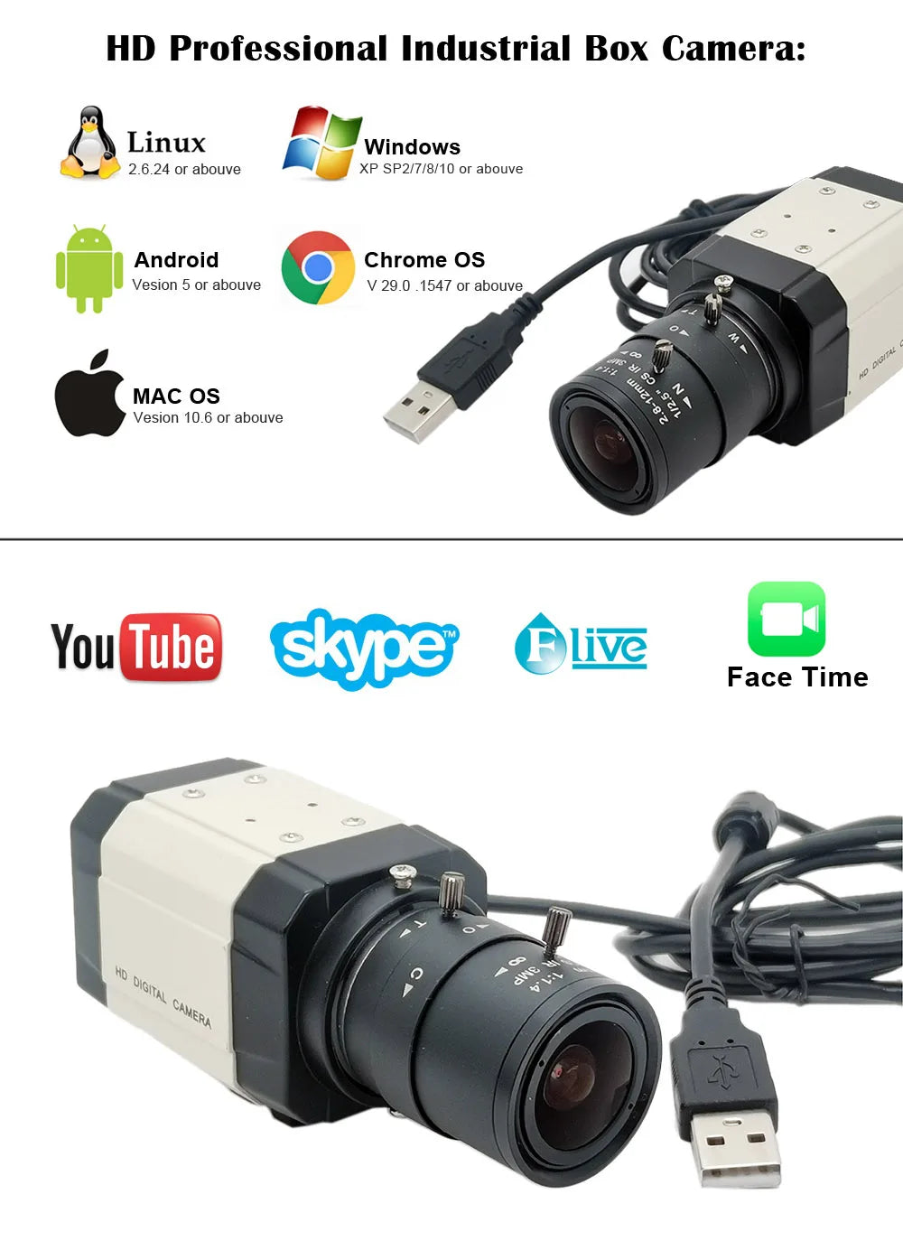 High Speed UVC USB Webcam/Digital Camera