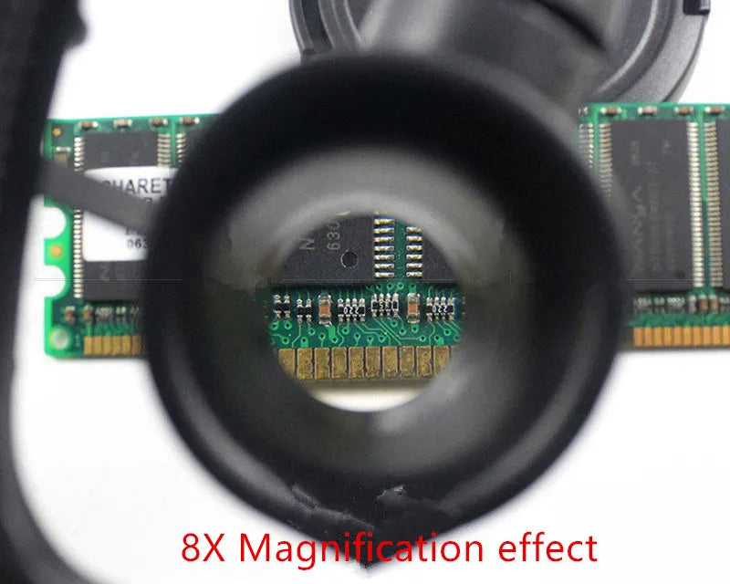 Watch &amp; Jeweler Repair Magnifier Head-Mounted Eye Glasses