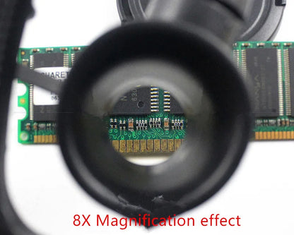 Watch &amp; Jeweler Repair Magnifier Head-Mounted Eye Glasses