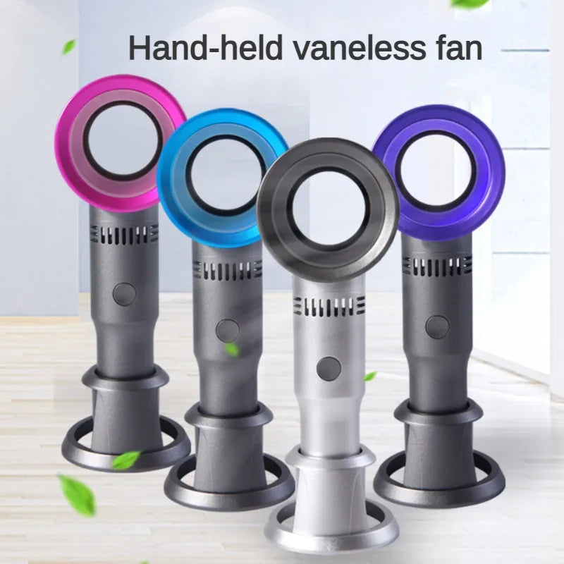 Portable Handheld Bladeless Rechargeable Fan
