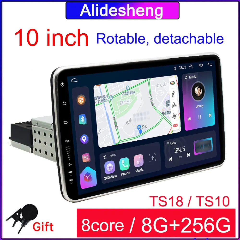 Detachable Car Radio &amp; GPS Navigation