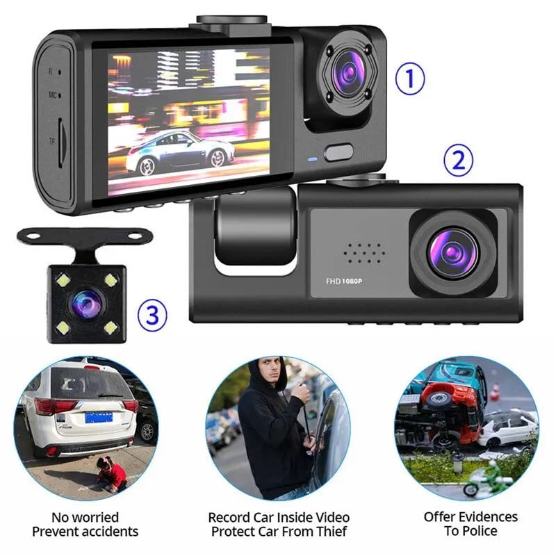 Portable Dash Cam Recorder W/ Night Vision