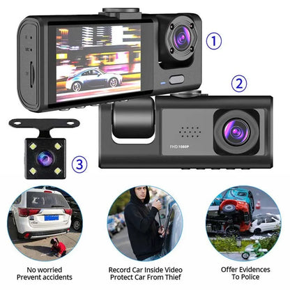 Portable Dash Cam Recorder W/ Night Vision