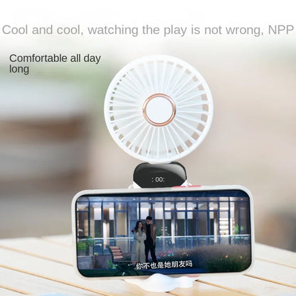 Portable Foldable Handheld  Reachargeable Fan