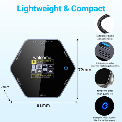 USB HUB Docking Station - Type-C 4k Smart Display